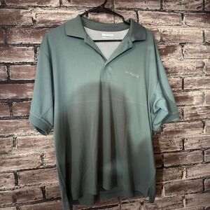 Columbia – Performance Polo Shirt – Men's S/P – Green Outdoor Golf